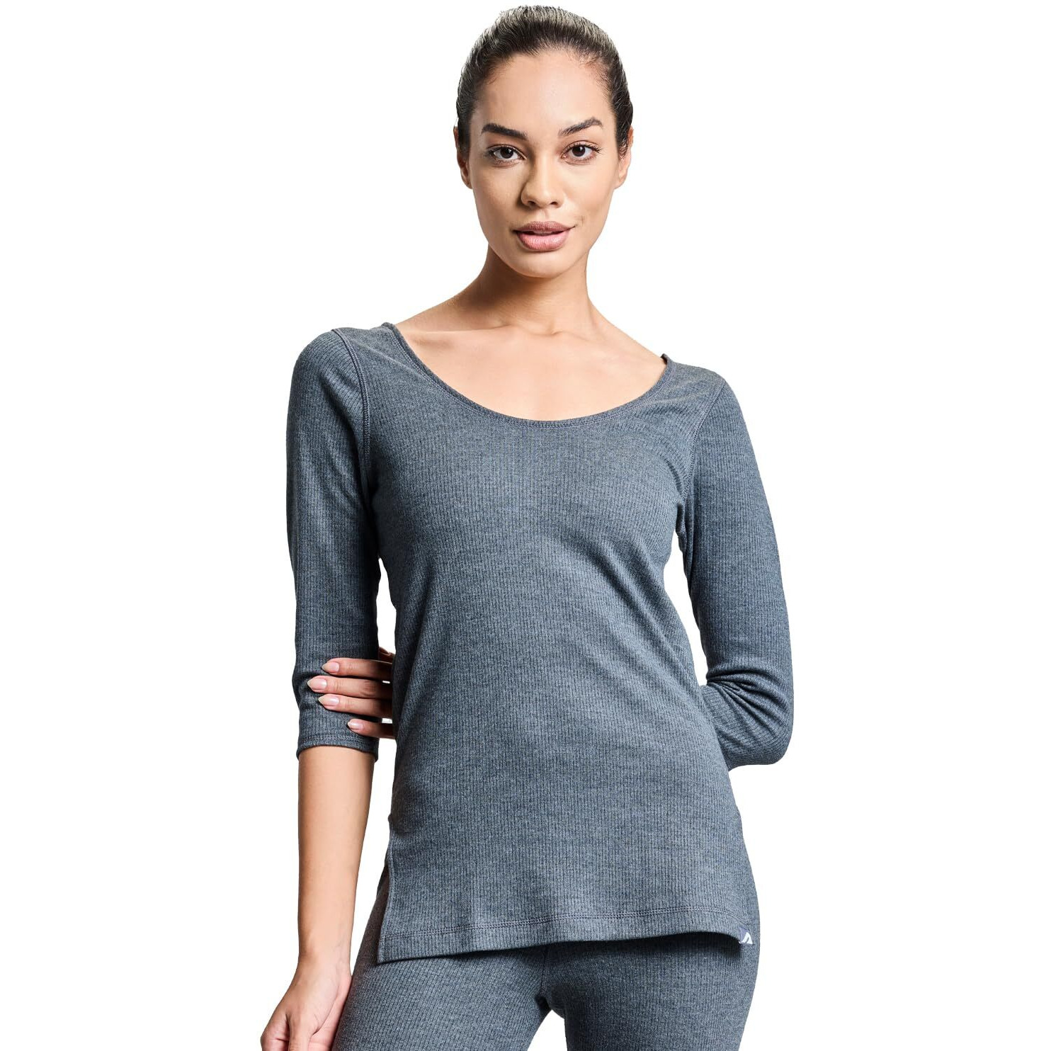 Boldfit Women's Regular Fit Undershirt (BFTBW3011SS_Grey S)
