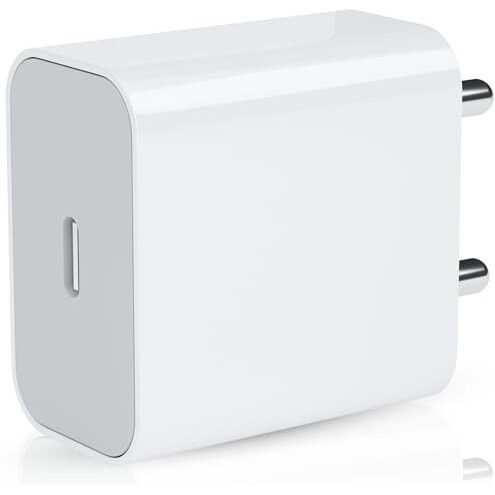iPhone 20W Charger Type C Adapter[MFi Certified - 2 Years Warranty] for iPhone 16/16 Plus/16 Pro&Pro Max, iPhone 15, Plus, Pro & Pro Max, iPhone 14/13/12/11 Series with Fast Charging Adaptor By HOMEMO
