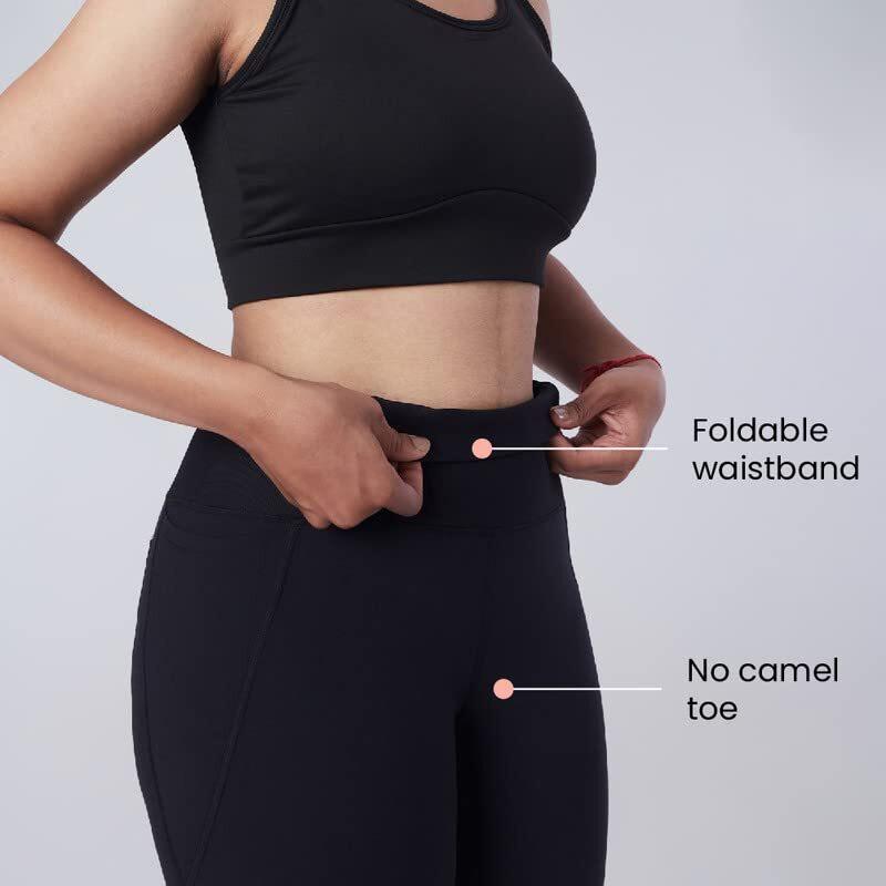 BlissClub Women The Ultimate Flare Pants with 4 Pockets - Tall | Above 5.5" | High Waisted Flared Pants | Polyester