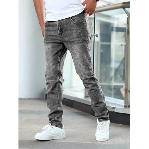 JVX Jeans for Men || Men Jeans || Men Jeans Pants || Denim Jeans (JEANS-07) (in, Numeric, 34, Black)