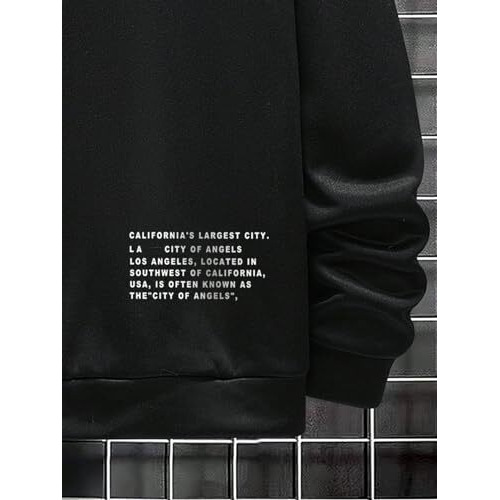Lymio Men Sweatshirts || Sweatshirts for Men || Unisex Sweatshirts (H-30-32) (XL, Black)