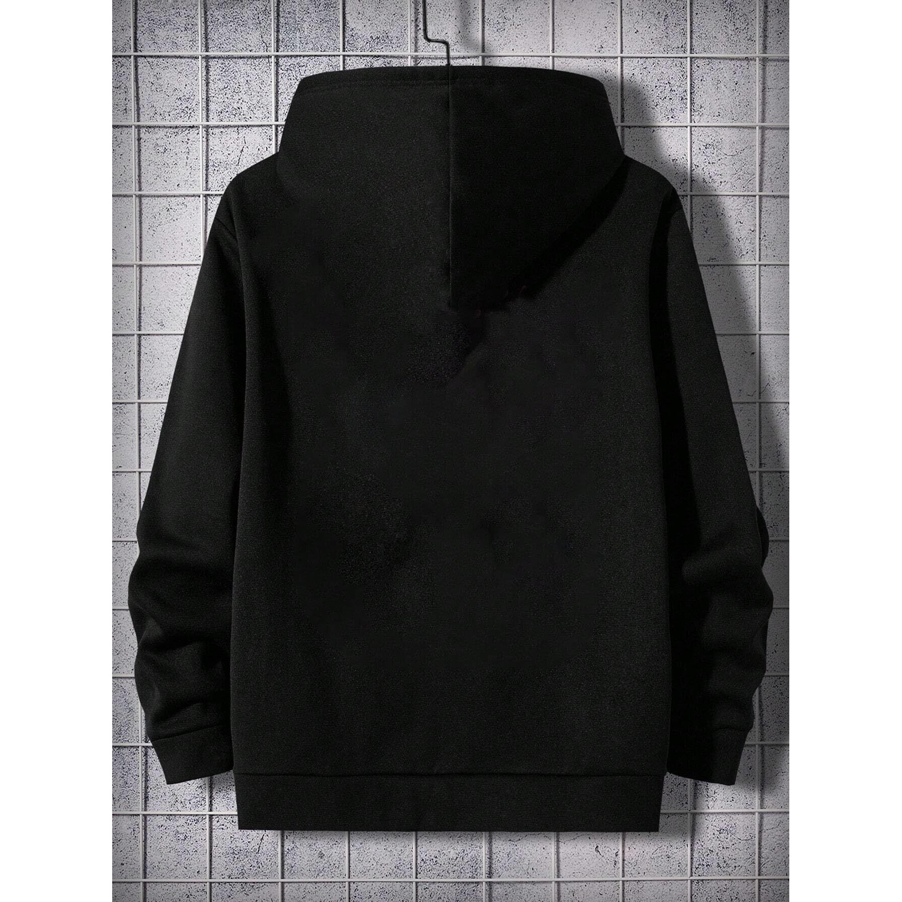 LookMark Men Sweatshirts || Sweatshirts for Men || Unisex Sweatshirts-Black-AZ-LM-OG-MT28 Black-XXL