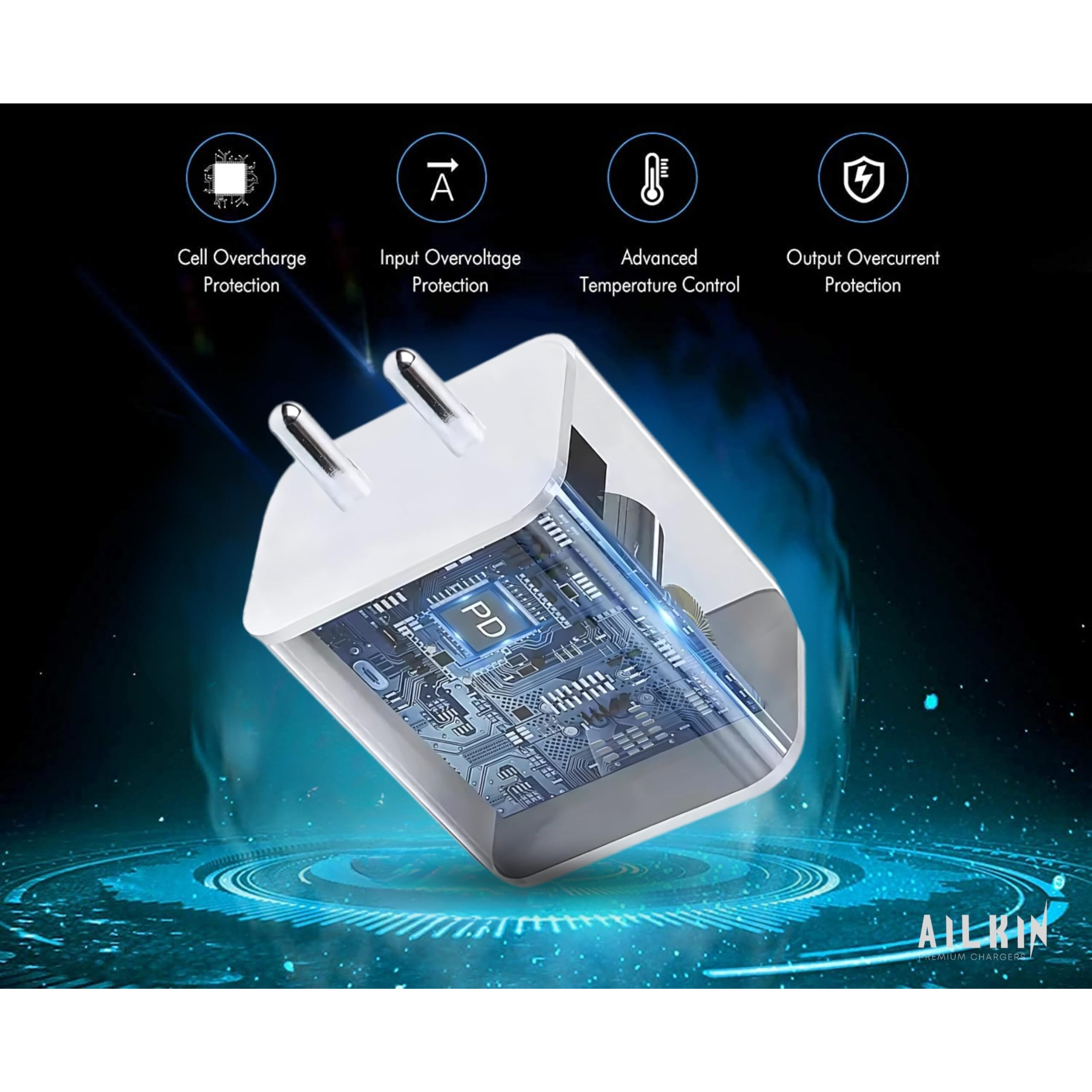 20W PD Charger for iPhone 20W PD Fast Type C Wall Charger with Charging Cable Fitting with iPhone 14/14 Plus Pro Max/14 Pro Max/14 Mini/13/12 Max/Xs Max/XR/X/8Plus,iPad (Adapter + Cable)