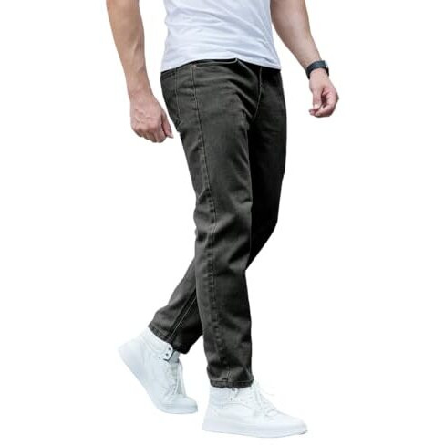 JVX Jeans for Men || Men Jeans || Men Jeans Pants || Denim Jeans (JEANS-101) (in, Numeric, 34, Black)