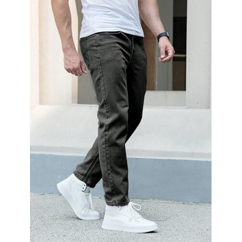 JVX Jeans for Men || Men Jeans || Men Jeans Pants || Denim Jeans (JEANS-101) (in, Numeric, 34, Black)