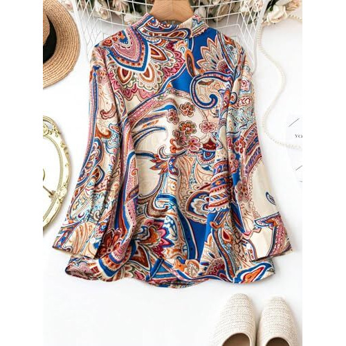 Leriya Fashion Tops for Women | Crop Tops for Women | Summer Tops for Women | Floral Tops for Women (XX-Large, Blue)