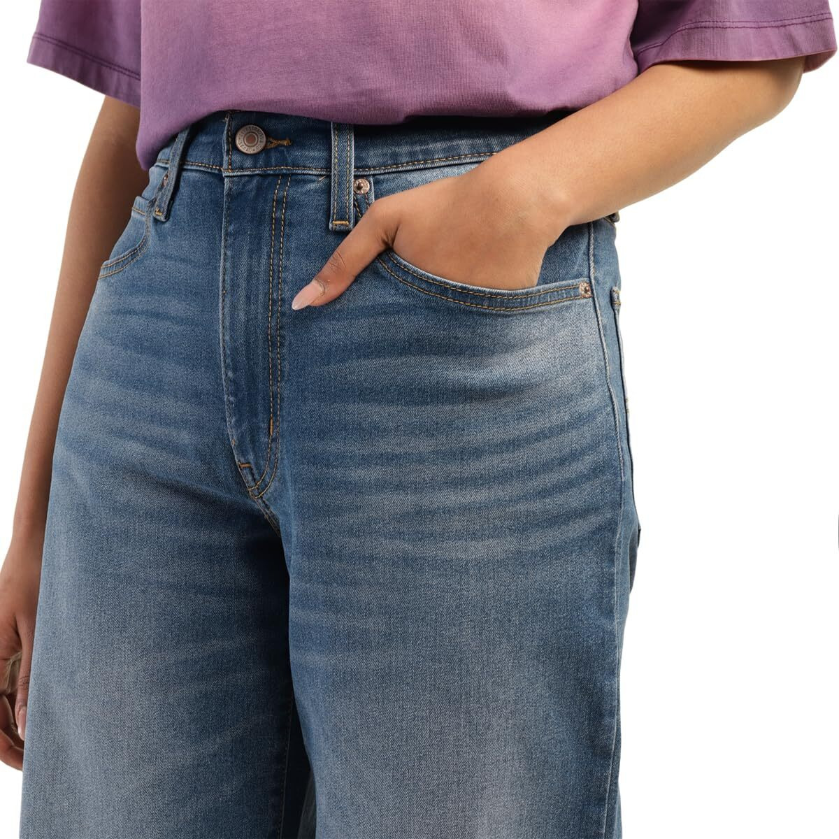 Levis Womens Relaxed Jeans (A9490-0004_Blue