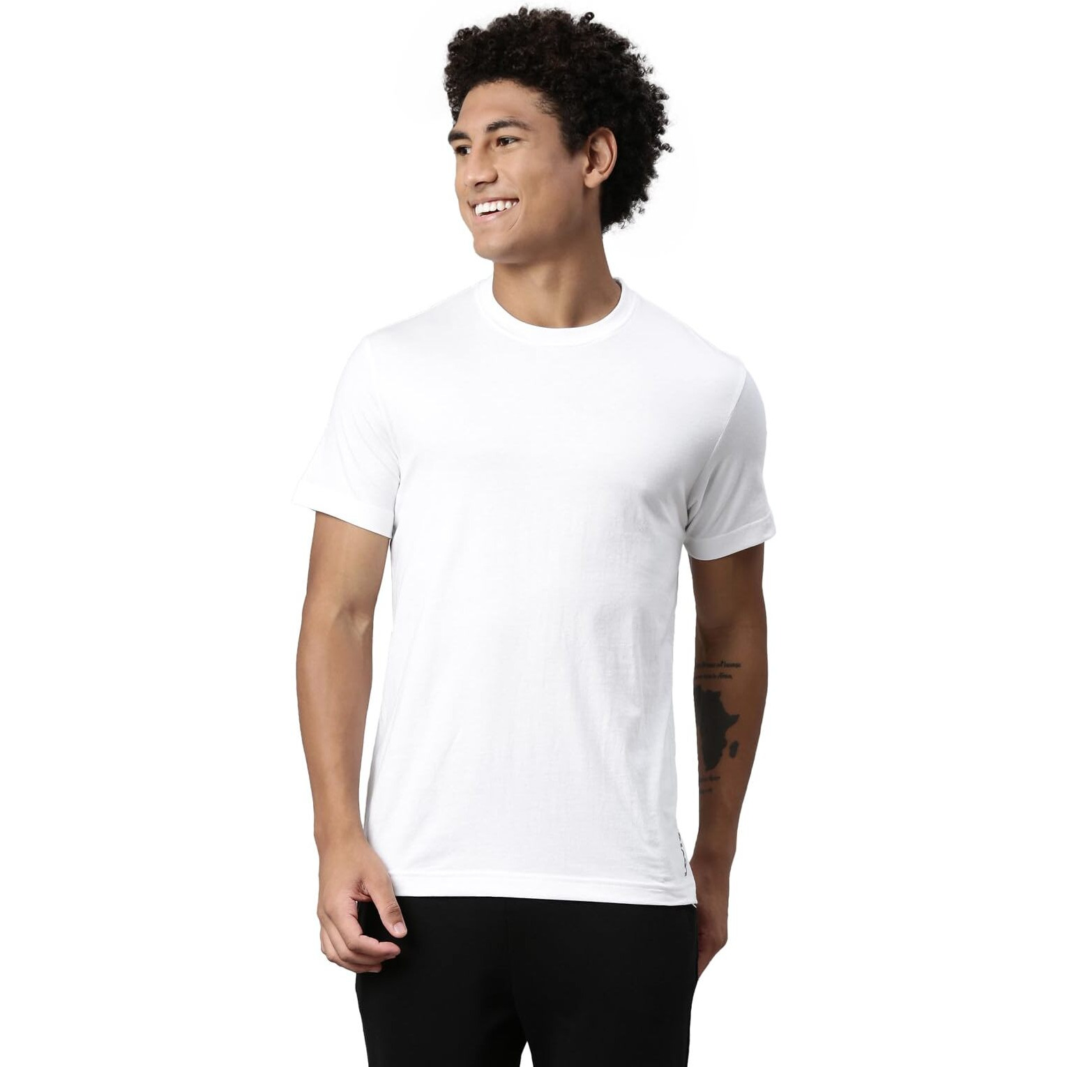 Levis Mens Plain Regular Fit T-Shirt (PR681413_White L)