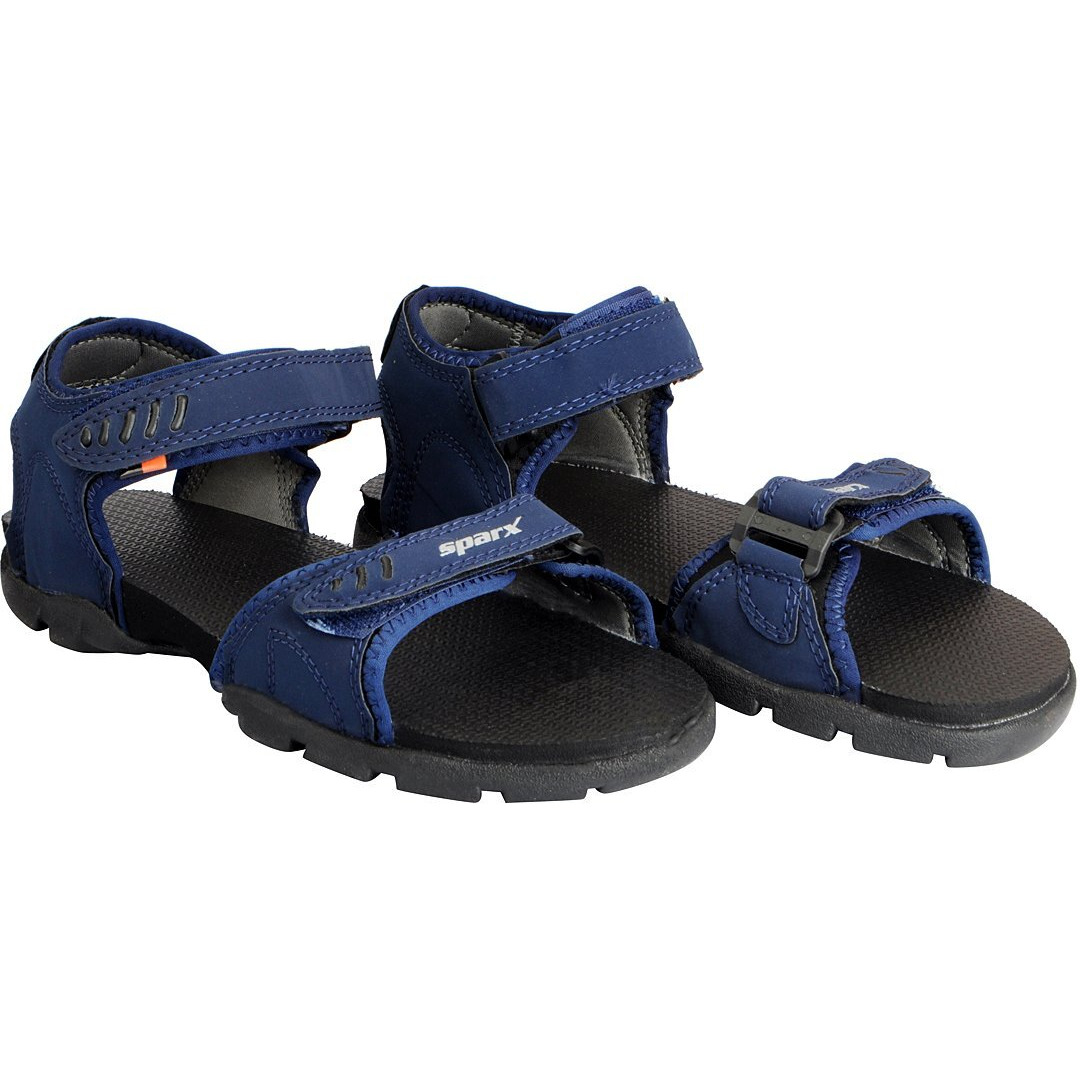 Sparx mens SS 101 | Latest, Daily Use, Stylish Floaters | Black Sport Sandal - 8 UK (SS 101)