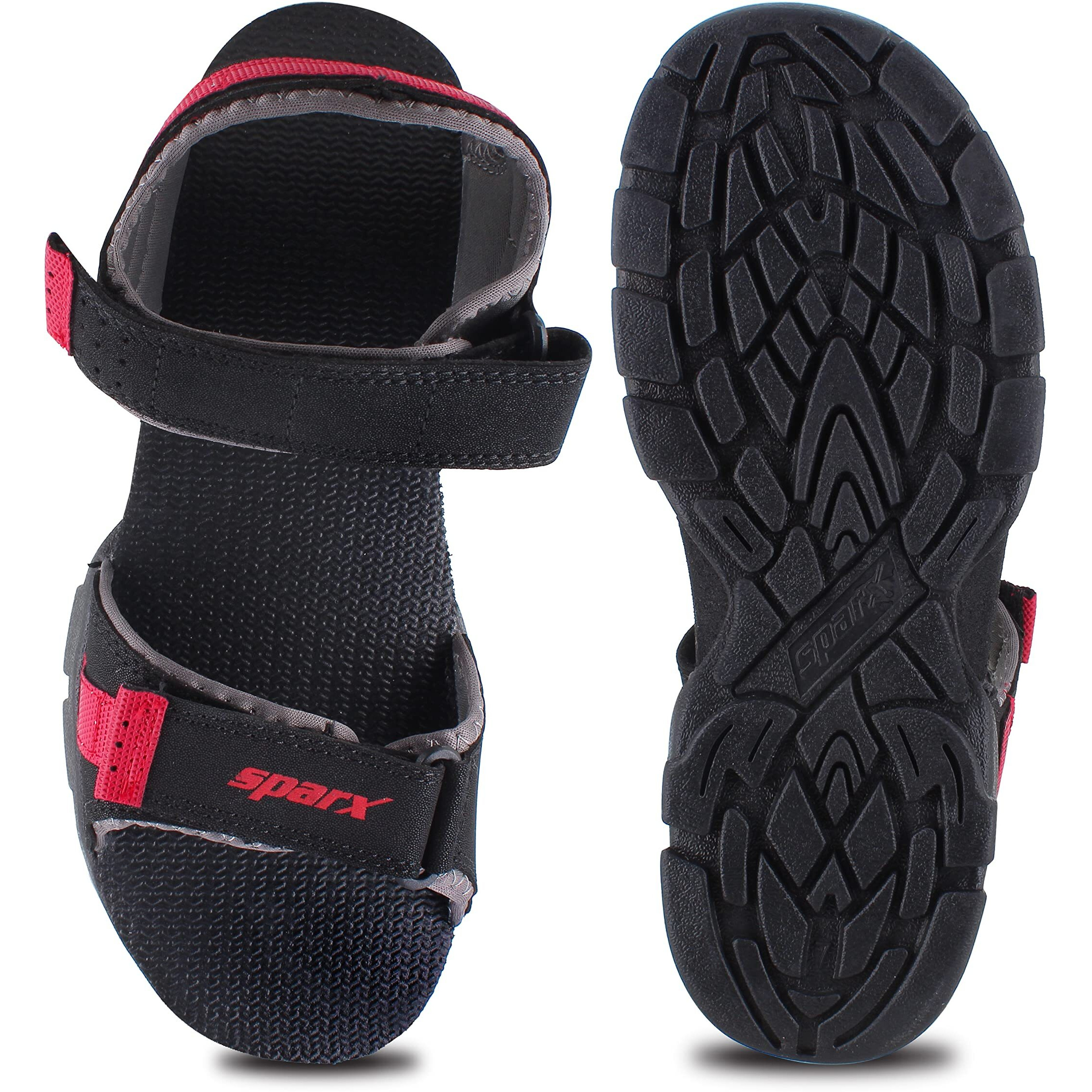 Sparx mens SS 109 | Latest, Daily Use, Stylish Floaters | Red Sport Sandal - 7 UK (SS 109)