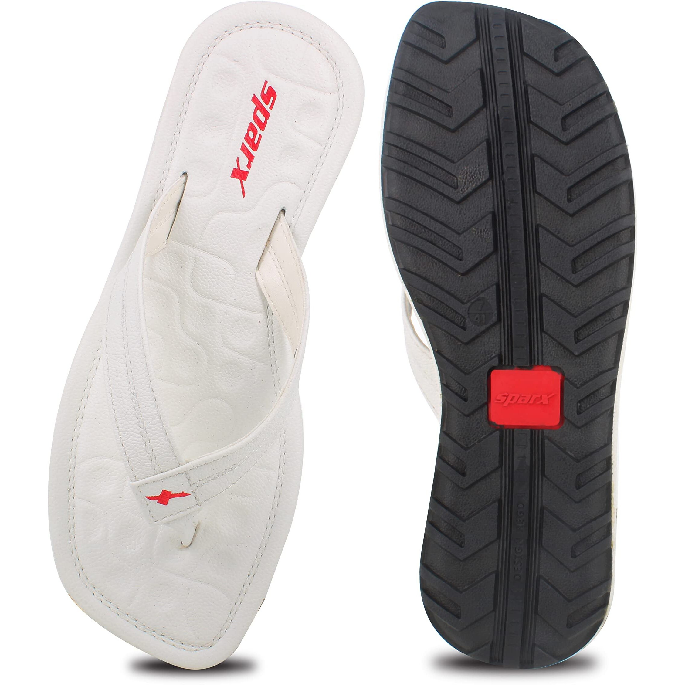 Sparx mens SF2039G White Flip-Flop - 10 UK (SF2039GWHWH0010)