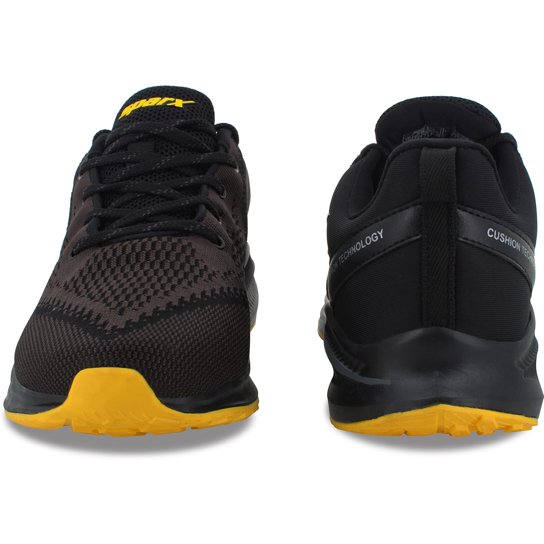 SPARX Mens SM 678 | Enhanced Durability & Soft Cushion | Black Running Shoe - 9 UK (SM 678)