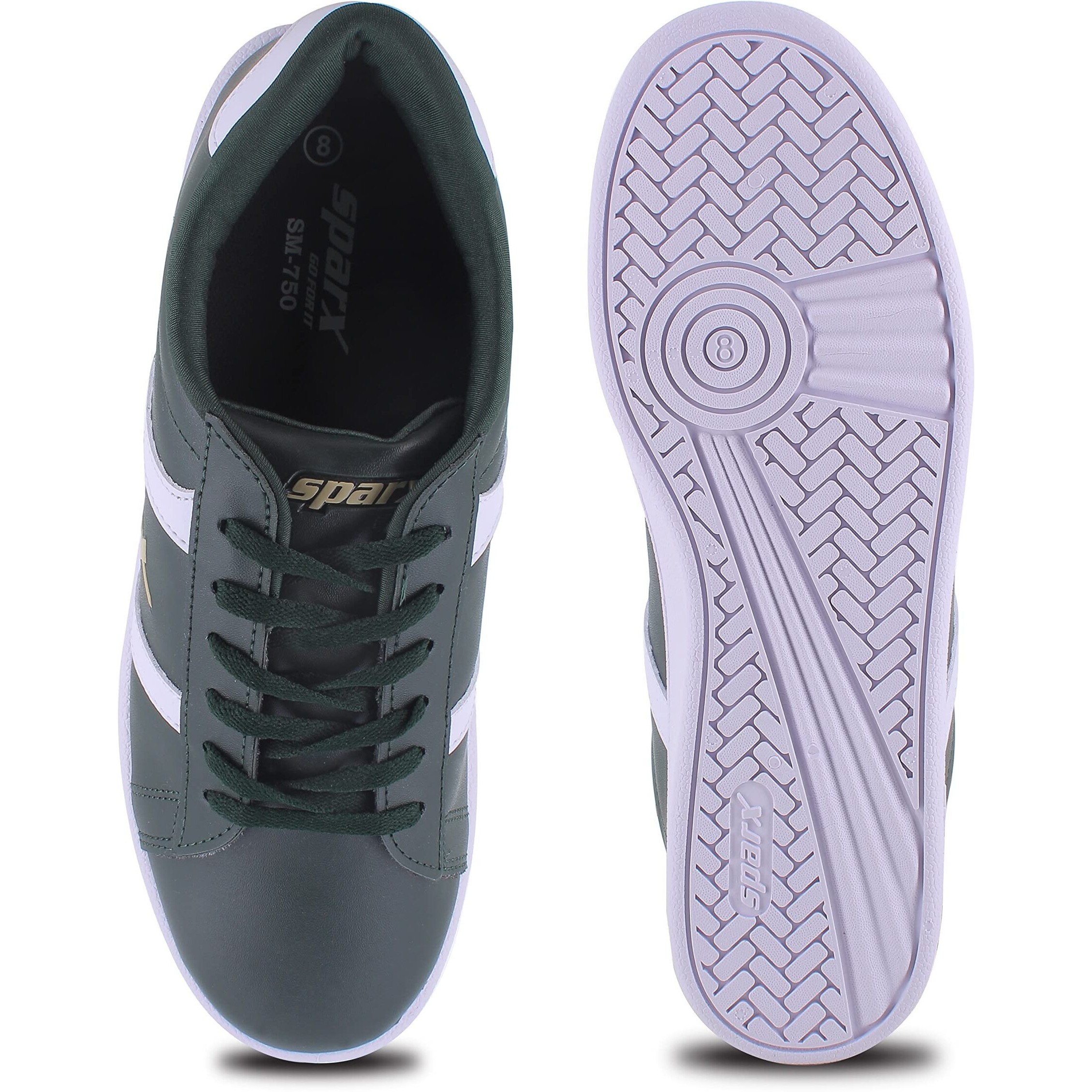 Sparx Mens SM 750 | Stylish, Comfortable | Green Sneaker - 9 UK (SM 750)