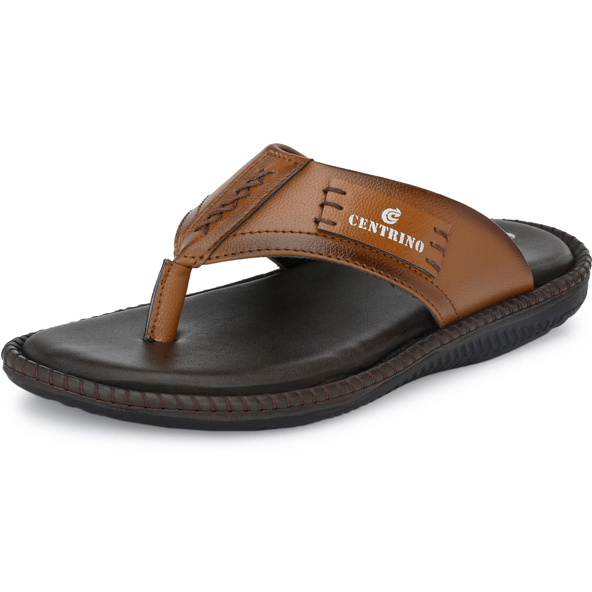 Centrino Mens 8201 Beige Slippers_8 UK (8201-4)