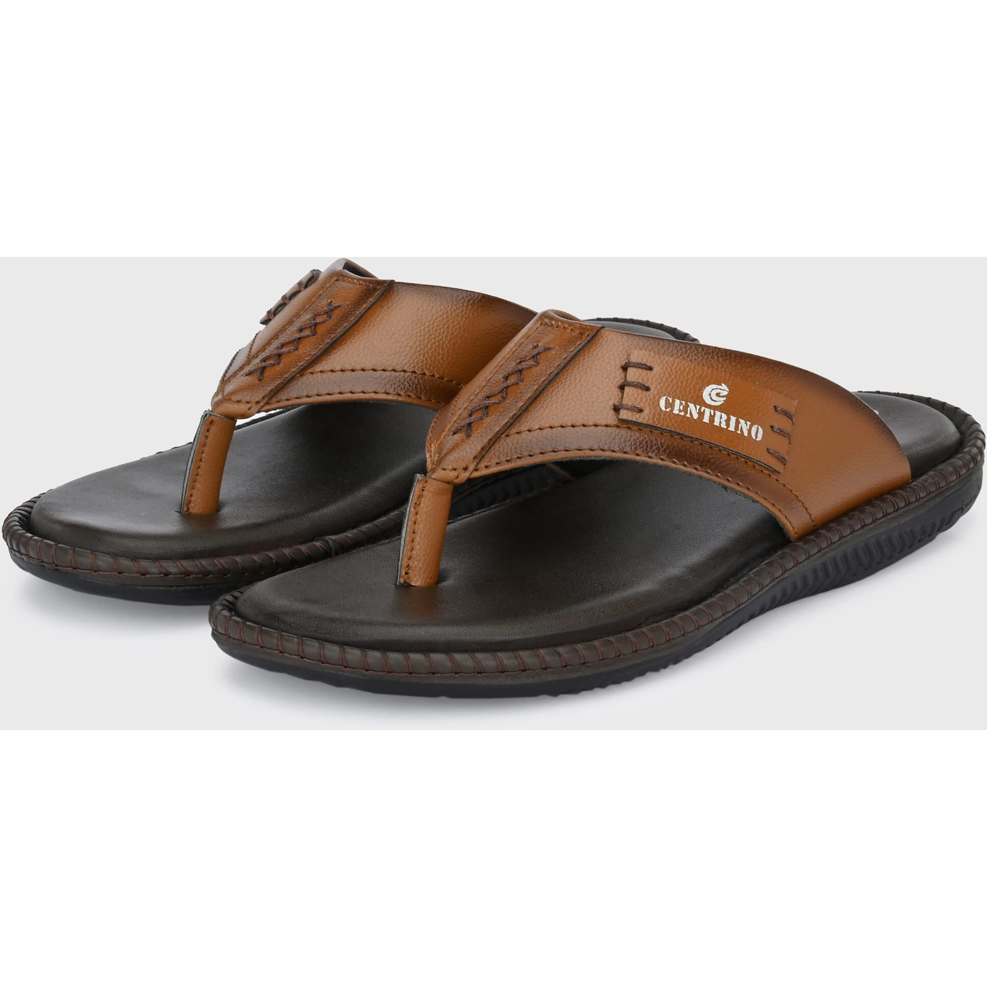 Centrino Mens 8201 Beige Slippers_8 UK (8201-4)