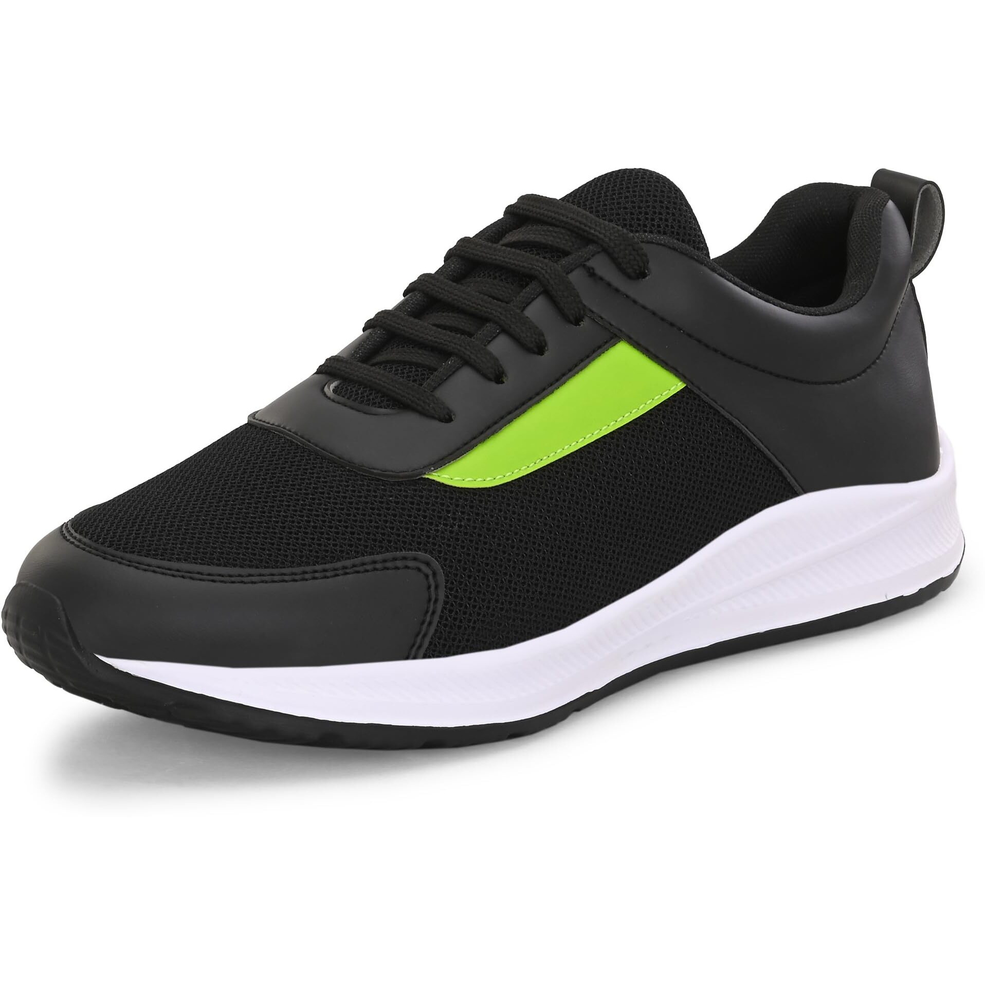 Centrino Casual Shoe for Men | Cushioned Insole Provide Comfort| Stylish Sneaker Shoe | Lace-Up Design | Perfect for Casual Outfits for Boys & Men 6821-1 Black