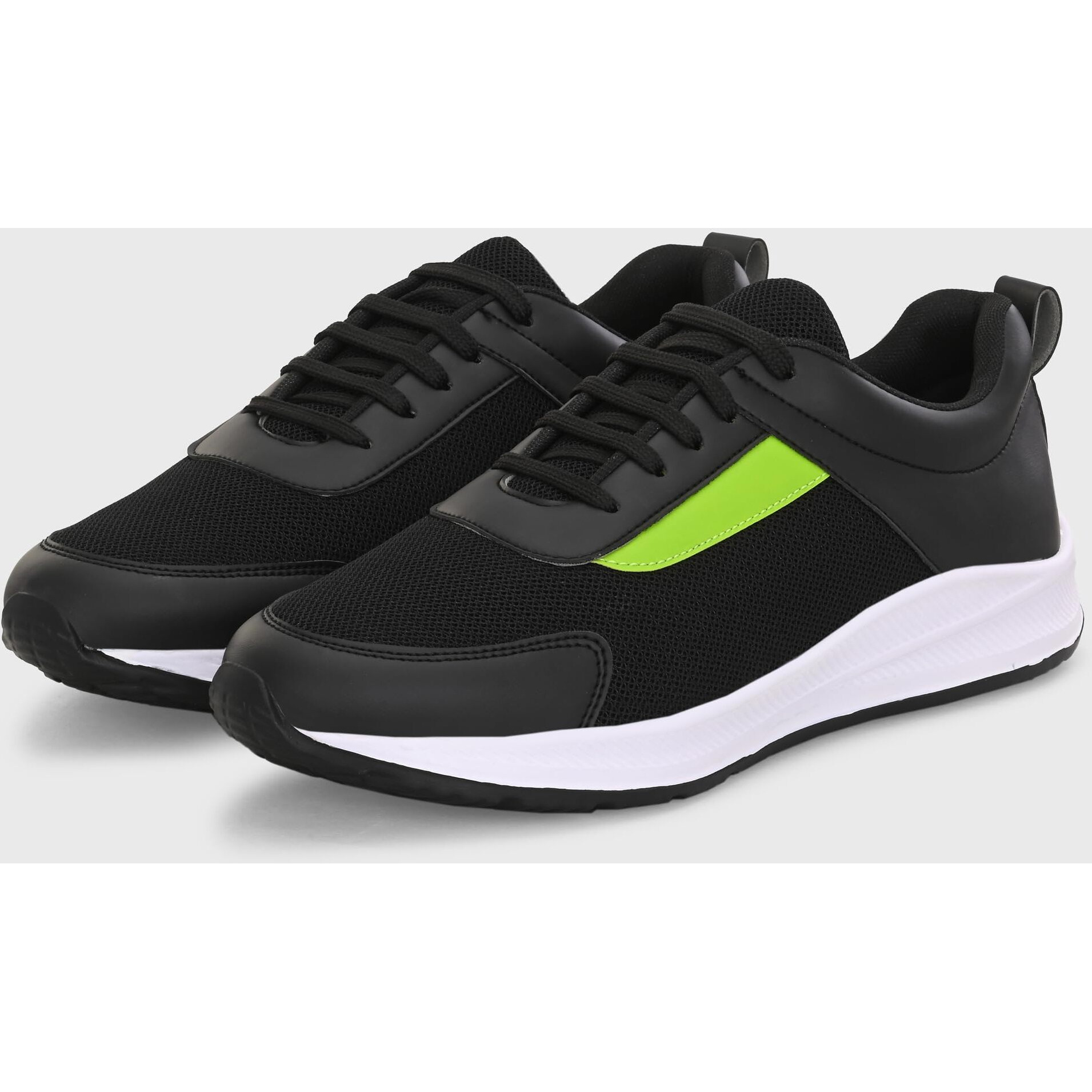 Centrino Casual Shoe for Men | Cushioned Insole Provide Comfort| Stylish Sneaker Shoe | Lace-Up Design | Perfect for Casual Outfits for Boys & Men 6821-1 Black