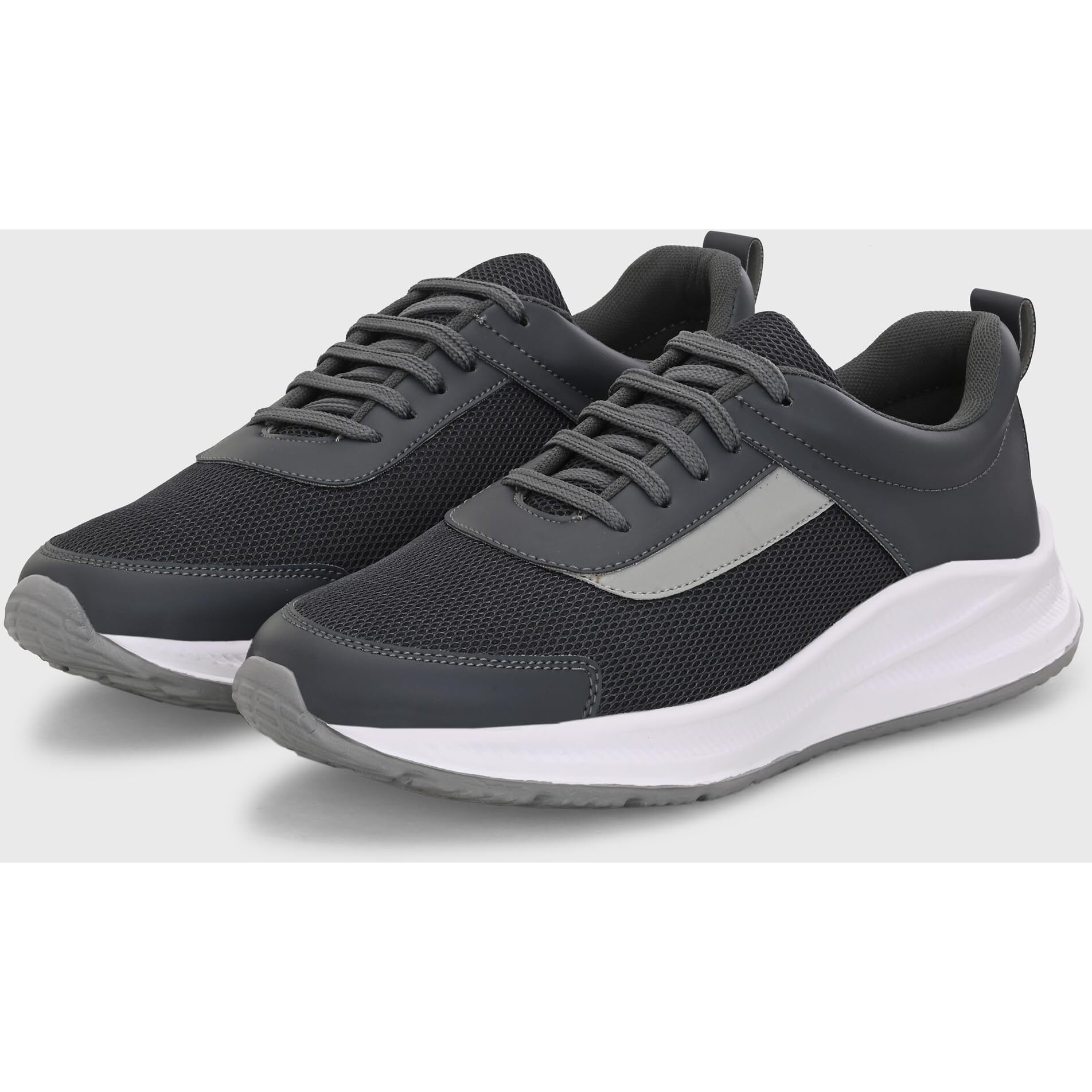 Centrino Casual Shoe for Men | Cushioned Insole Provide Comfort| Stylish Sneaker Shoe | Lace-Up Design | Perfect for Casual Outfits for Boys & Men 6821-8 Grey