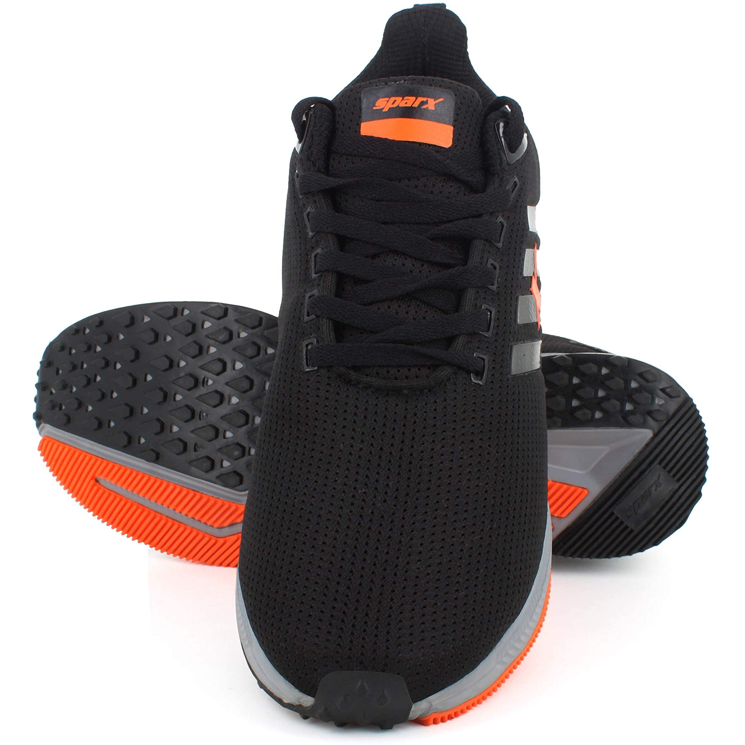 Sparx Mens SM 676 | Enhanced Durability & Soft Cushion | Black Running Shoe - 8 UK (SM 676)
