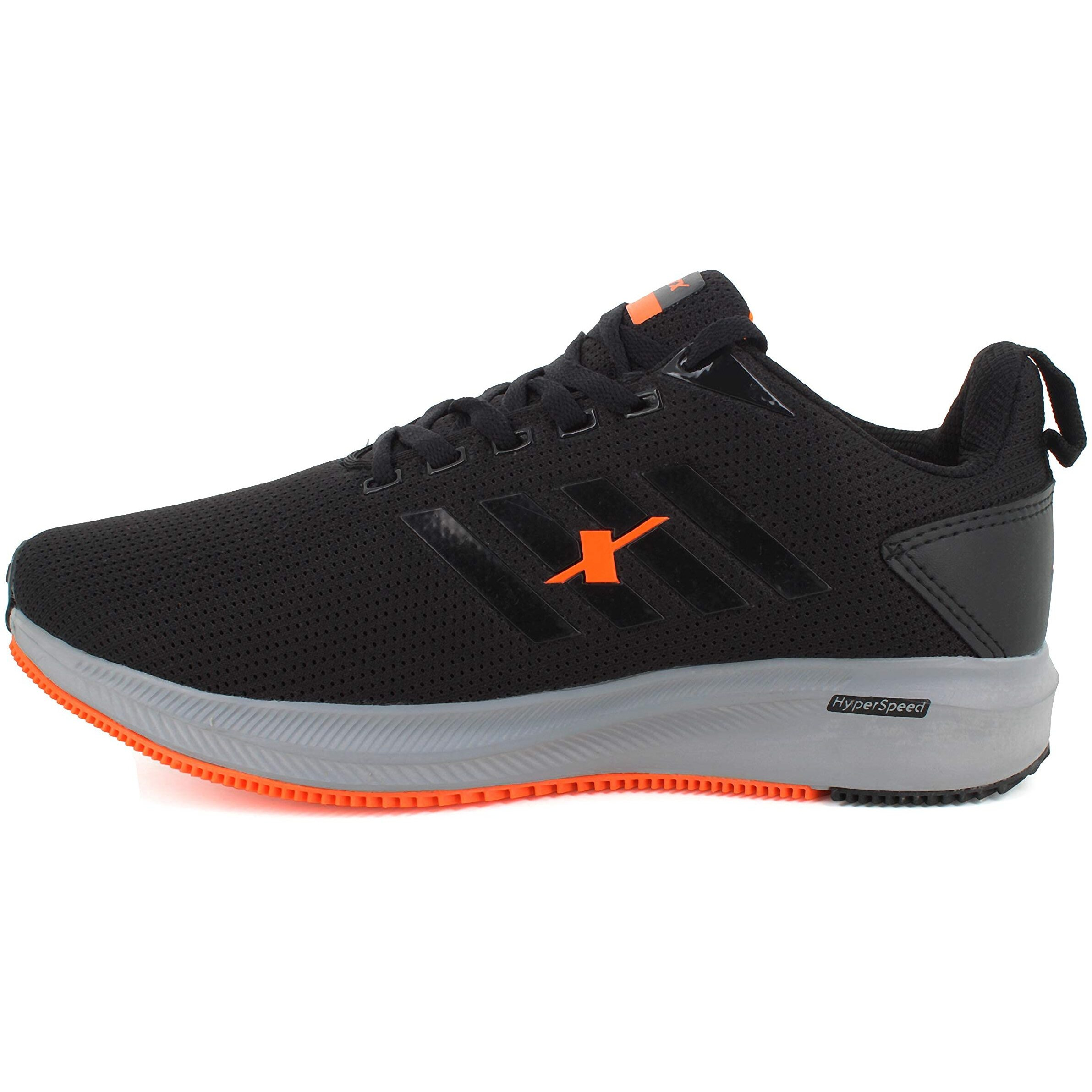 Sparx Mens SM 676 | Enhanced Durability & Soft Cushion | Black Running Shoe - 8 UK (SM 676)