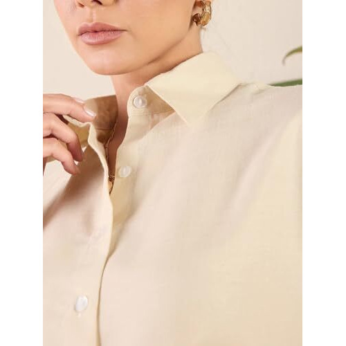 FABNEX Women Co Ord Set for Women | Co Ord Set for Women Stylish | Kurta Set for Women | Kurta Set | Ethnic Co Ord Set for Women | Full Sleeve Co-ord Set (K-108-Beige-M)