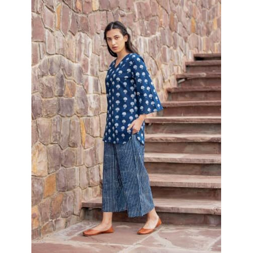 kurta set for women | Women Kurta | Women Kurta Sets Kurtis | Women Kurta Pant Set | Women Kurta Pant Set Women Kurti Set with Pant (K-74) (Large)