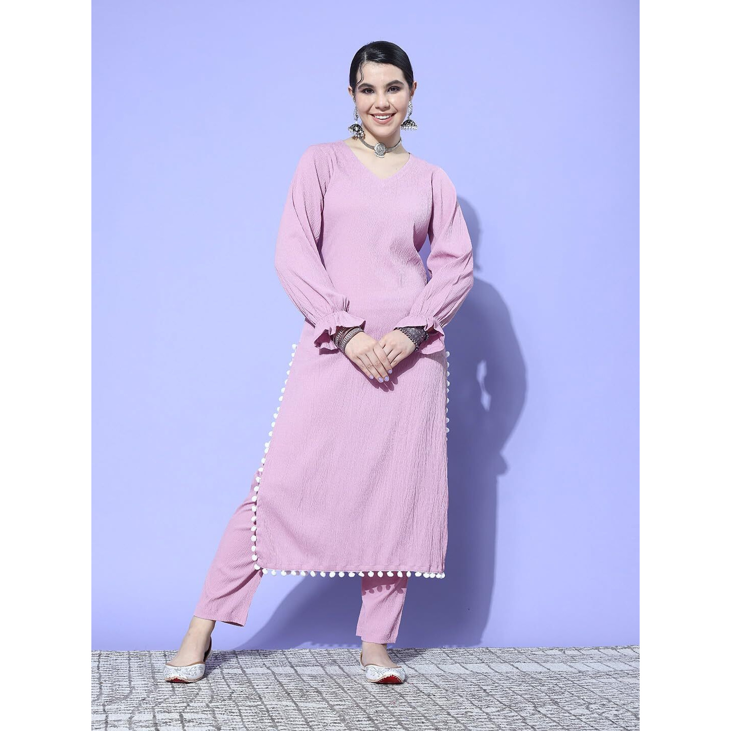 Varanga Women's Silk Blend Kurta Set