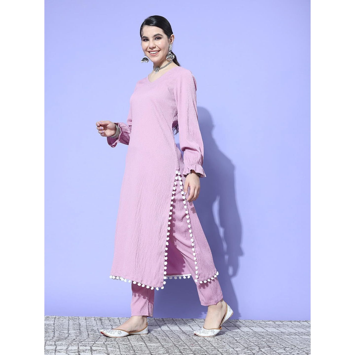 Varanga Women's Silk Blend Kurta Set