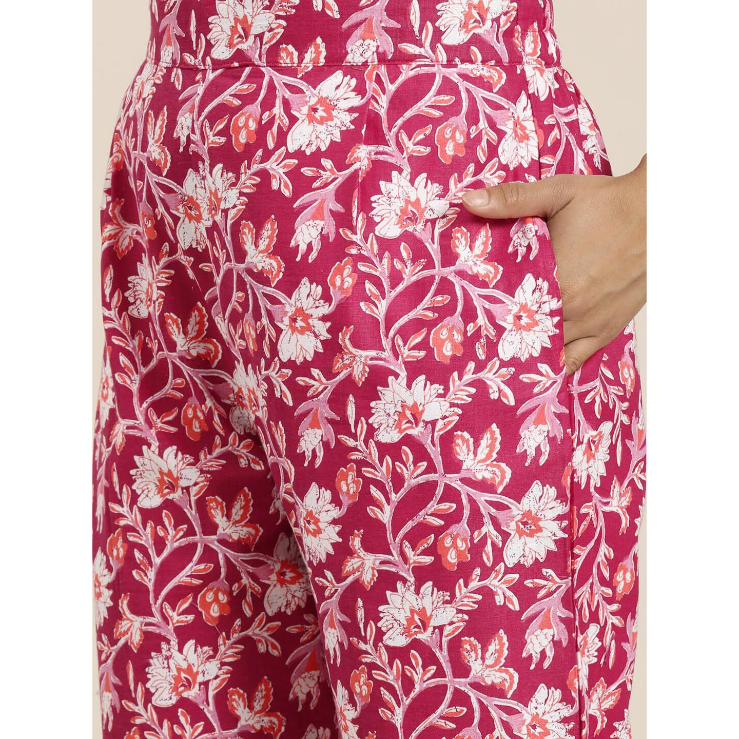 Shiv Textiles Cotton Printed Kurta Set For Women.(KP-208-Maroon-2XL)