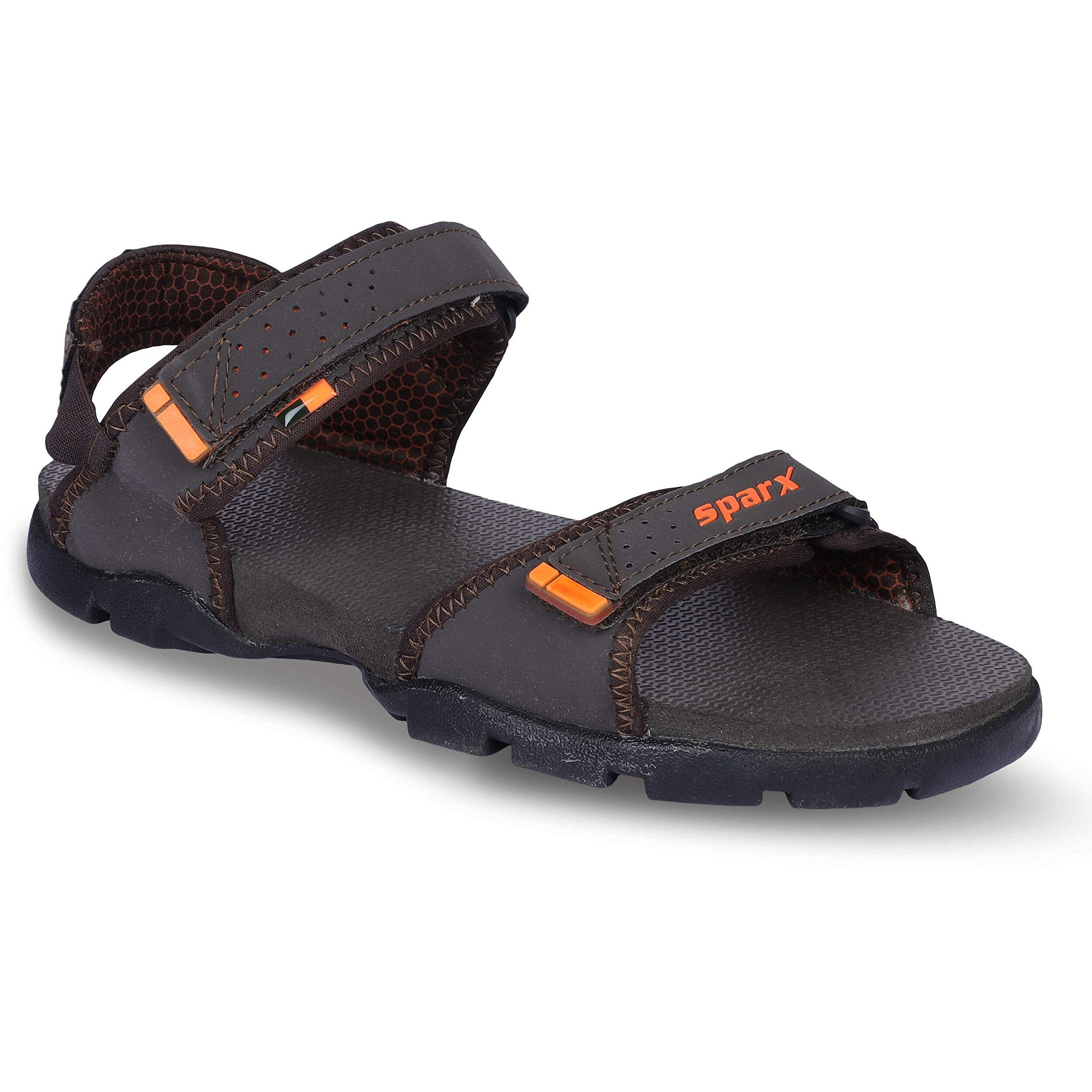 SPARX mens SS 119 | Latest, Daily Use, Stylish Floaters | Orange Sport Sandal - 6 UK (SS 119)