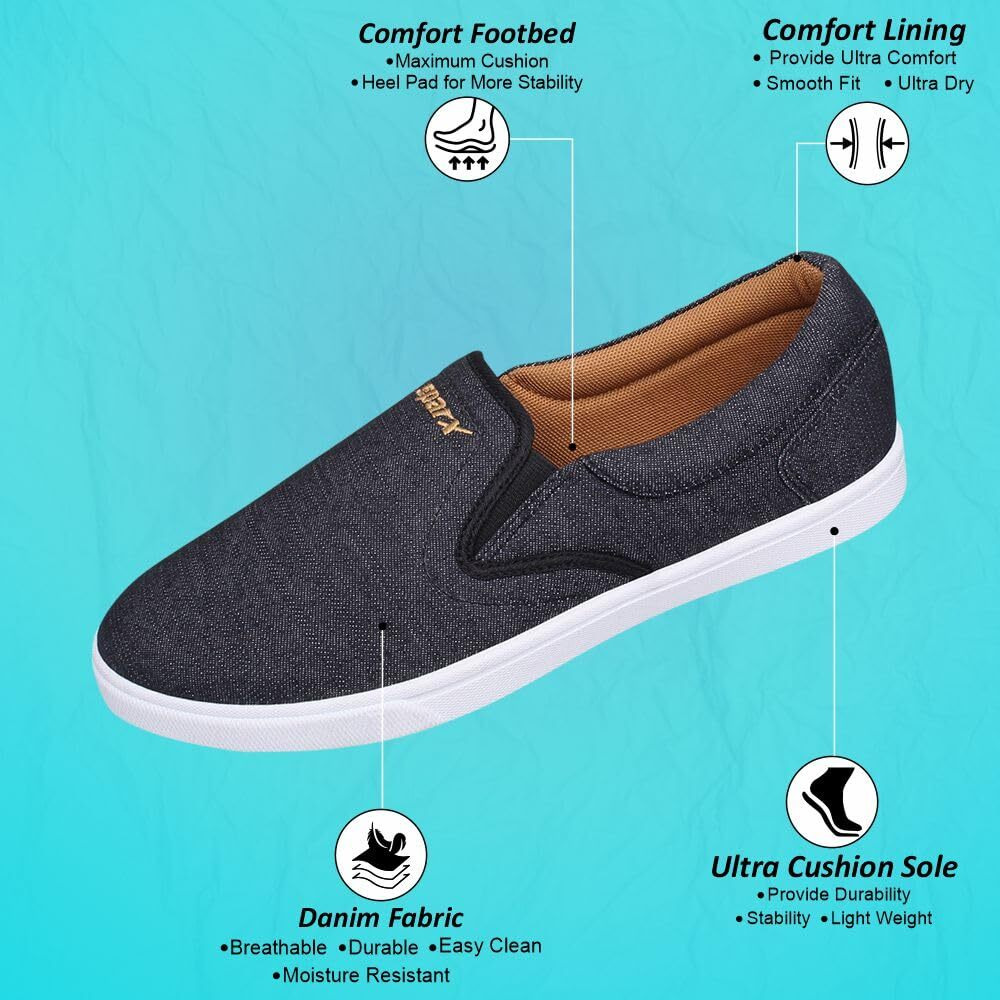Sparx Mens SM 402 | Stylish, Comfortable | Blue Sneaker - 10 UK (SM 402)