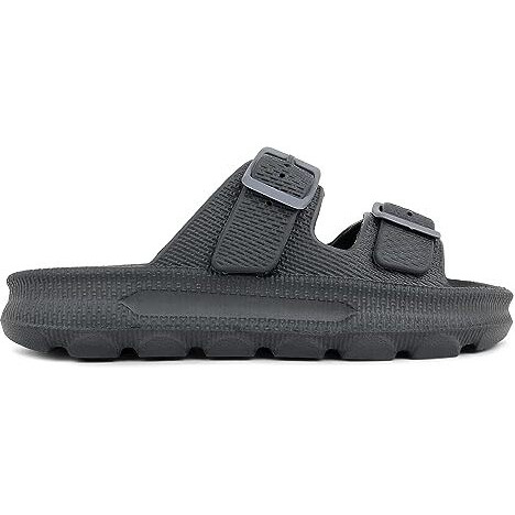Hygear Men's Zodiac Dark Grey Slipper_10 UK (HG-GE-1011)