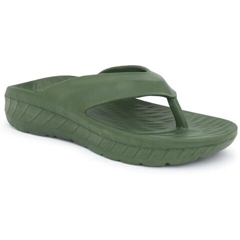 HYGEAR Men's Moulded Slipper-HG-GE-1036-Olive green-7