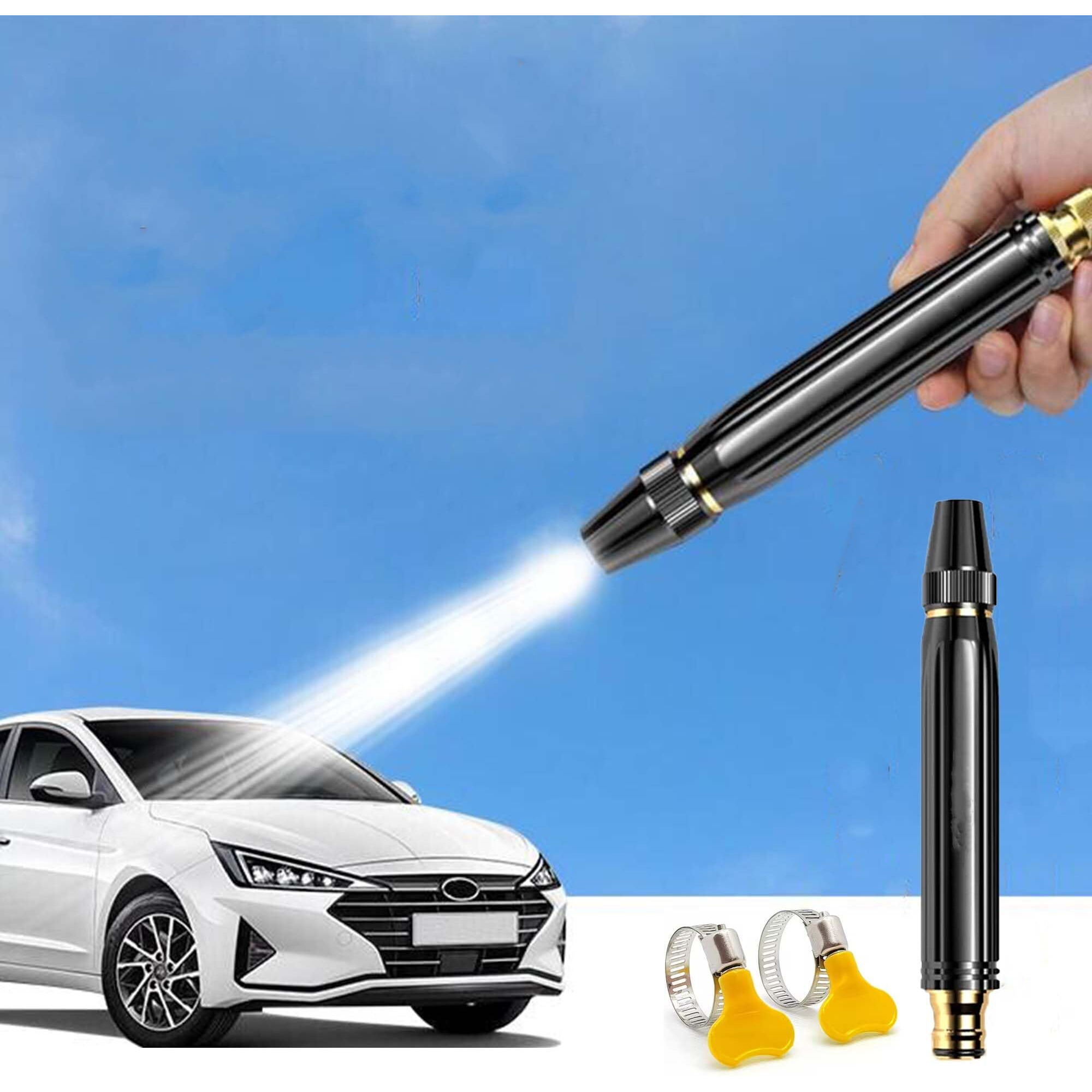 Bonzella Portable Water Spray Gun for Car and Bike Wash, High-Pressure Washer Nozzle Water Spray Gun, Adjustable Water Jet Spray Gun For Gardening, Bike & Car Washing, Home Window Cleaning