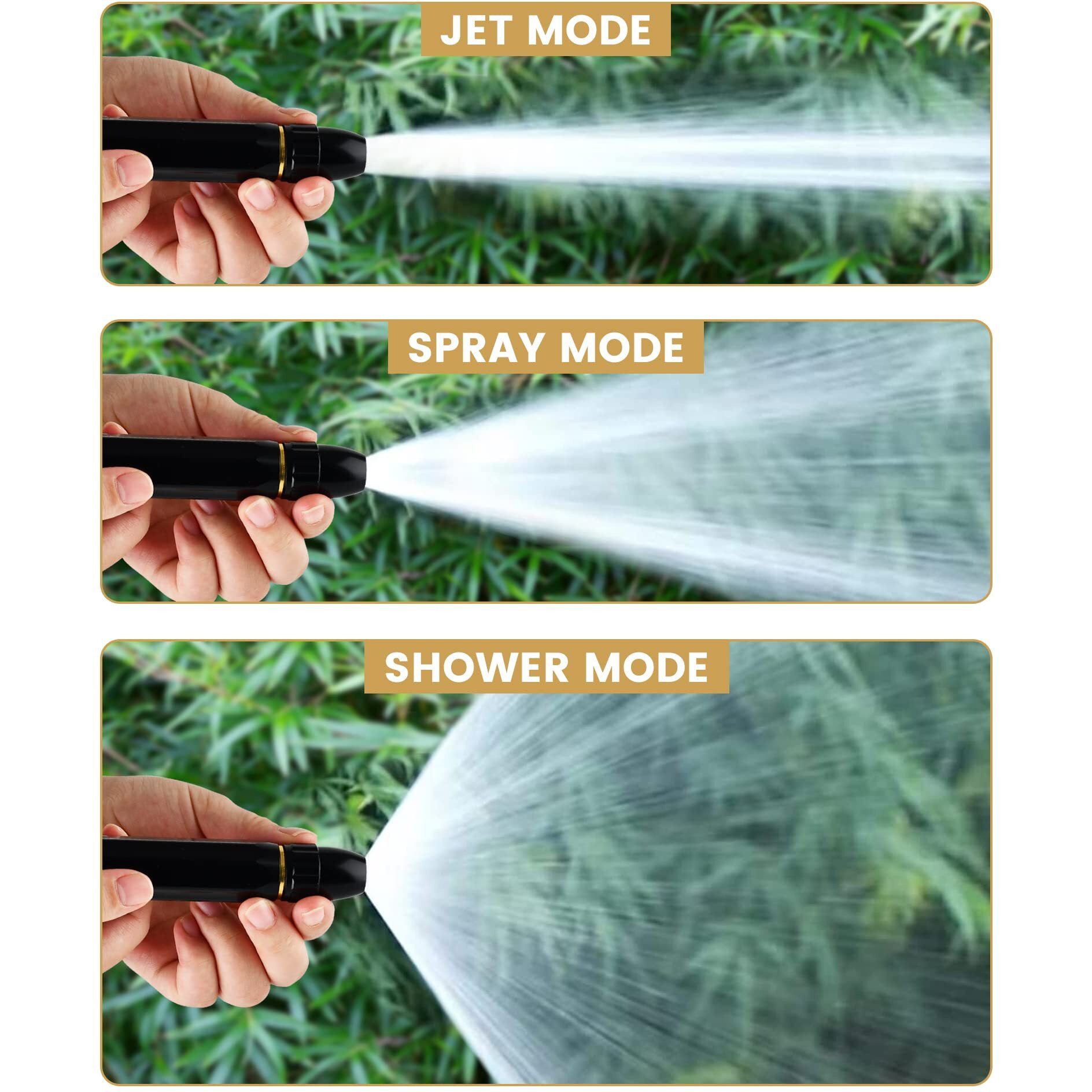 Bonzella Portable Water Spray Gun for Car and Bike Wash, High-Pressure Washer Nozzle Water Spray Gun, Adjustable Water Jet Spray Gun For Gardening, Bike & Car Washing, Home Window Cleaning