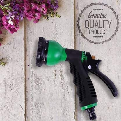 QIQI Water Gun Sprayer Car Wash Water Spray Gun Brass Metal Garden Hose Gun Auto Water Nozzle to The Garden with Leak Proof 2 Pcs Metal Grip Lock