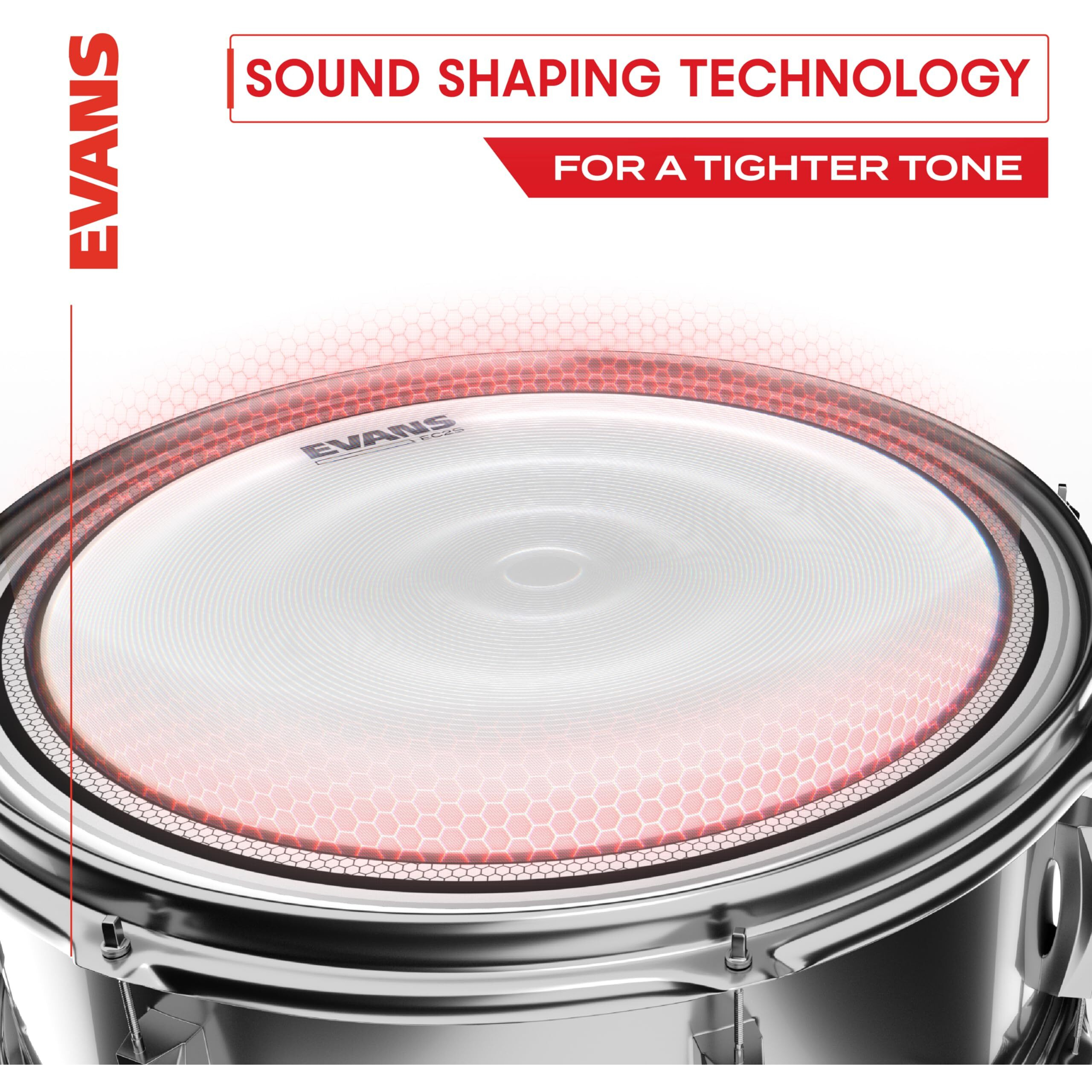 Evans EC2 Coated Drum Head, 12 Inch