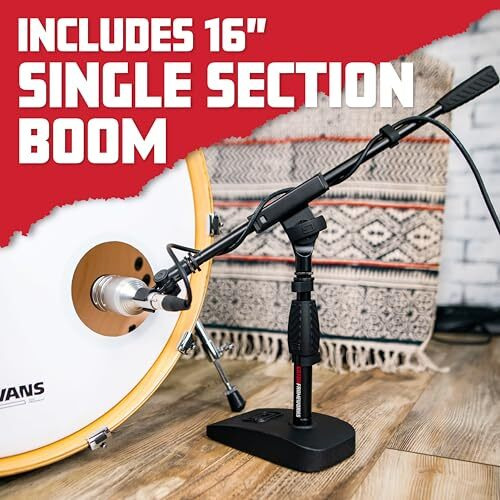 Gator GFW-MIC-0821 Bass Drum and Amp Mic Stand