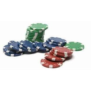 styleys 11.5 gms round ceramic poker chips set (300)- Multi color