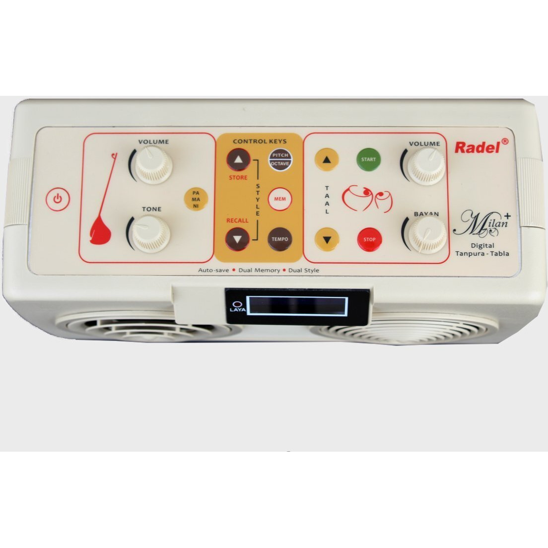 Radel Milan+ 2-in-1 Digital Tanpura- Tabla