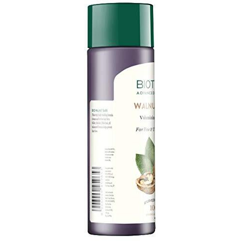 Biotique Bio Walnut Volume and Bounce Shampoo and Conditioner | For Fine and Thinning Hair| Volumizing Shampoo for Thin Hair |100% Botanical Extracts |120ml