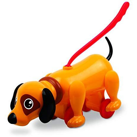 Funskool Giggles - Sniffy The Dog , Pull along toy , Head bobs,Tail wags,Encourages Walking , Toy for 1 year old, Infant and Preschool Toys, 12 months & above