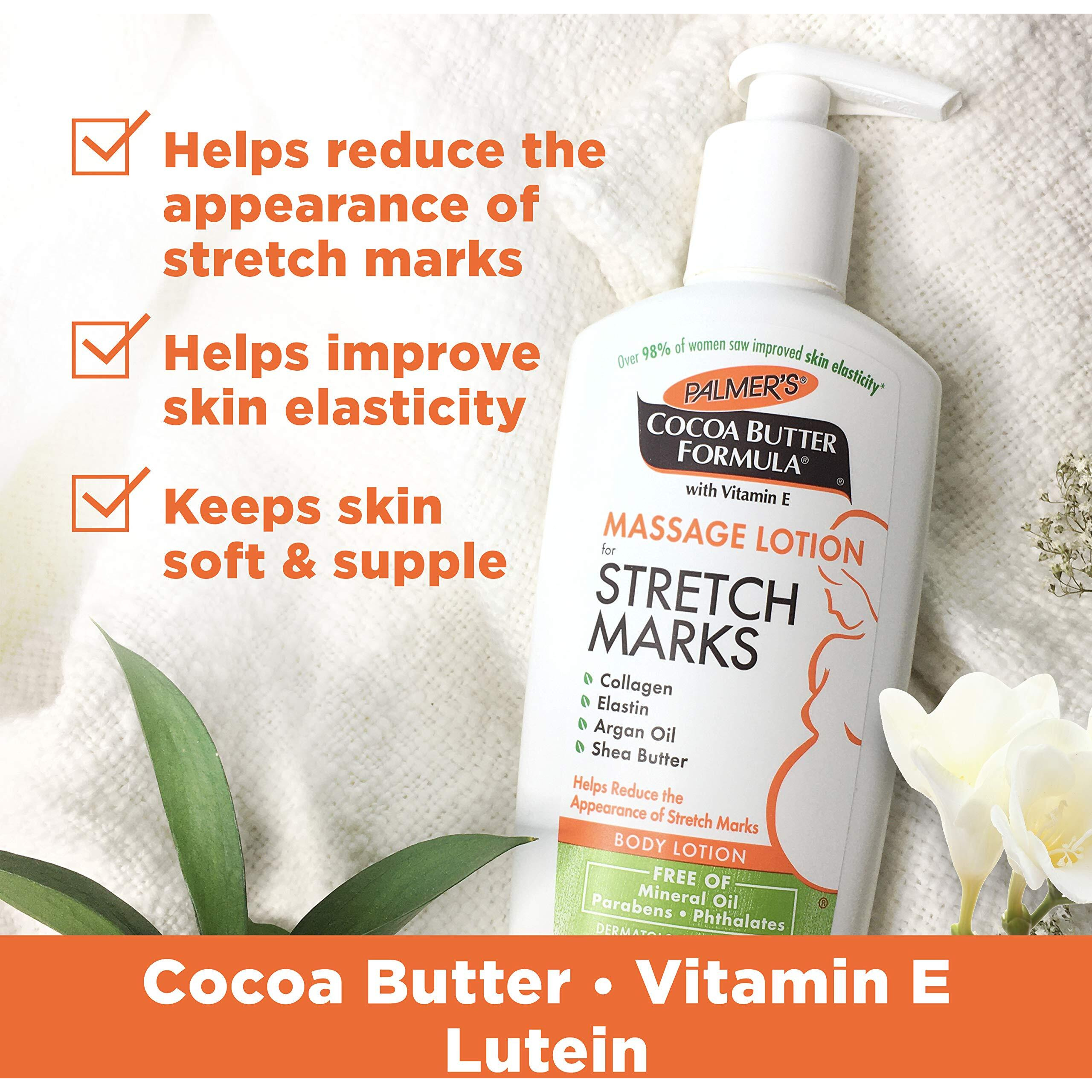 Palmer s Cocoa Butter Formula Massage Lotion for Stretch Marks, 250ml (Pack of 2)