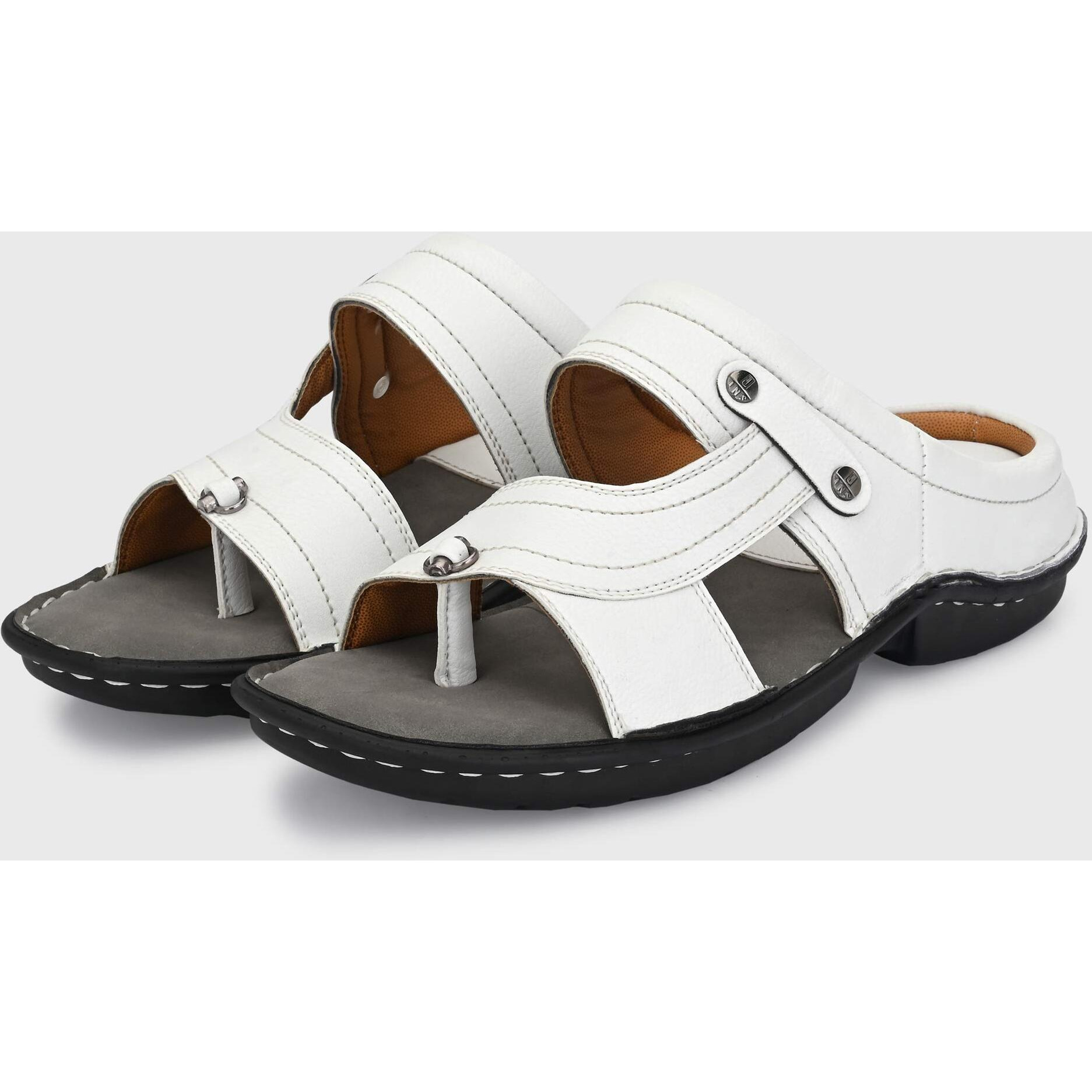 Centrino Men s 5951 White Sandal_7 UK (5951-04)