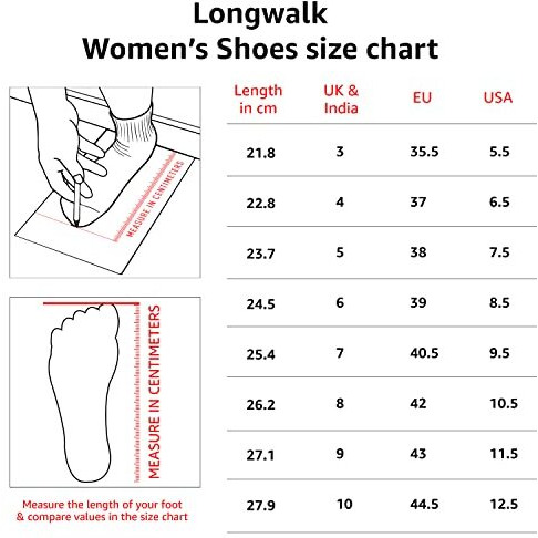 Longwalk Women Casual Sneakers Shoes Pink (7 UK/India 40 Euro)