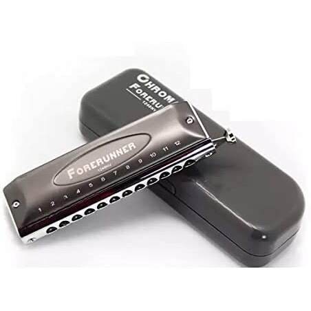 Easttop East Top Forerunner Mouth Organ 1248NV 12 Holes 48 Tones Chromatic Harmonica Key Of C for Beginners Professionals Fore Runner Sold by TechnoBuyers