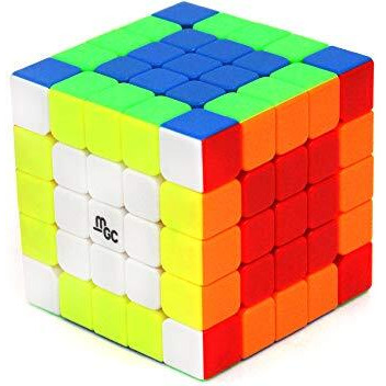 Cubelelo YJ YJ MGC 5x5 Stickerless Magnetic Speedcube Magic Puzzle