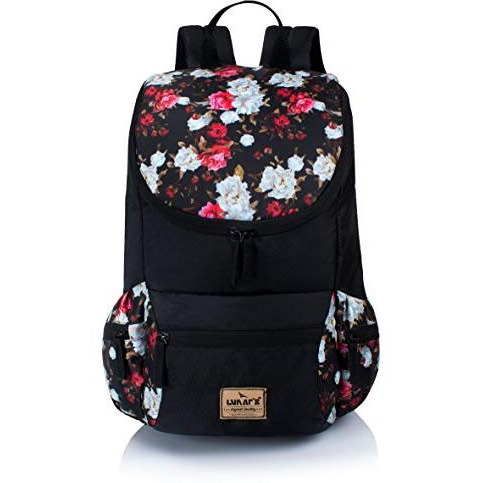 Lunar s Monica - 1 Compartment Water Resistant Stylish Fashion Ladies 19L Backpack Girls School Bag Student Backpack Women Trendy Travel Bag