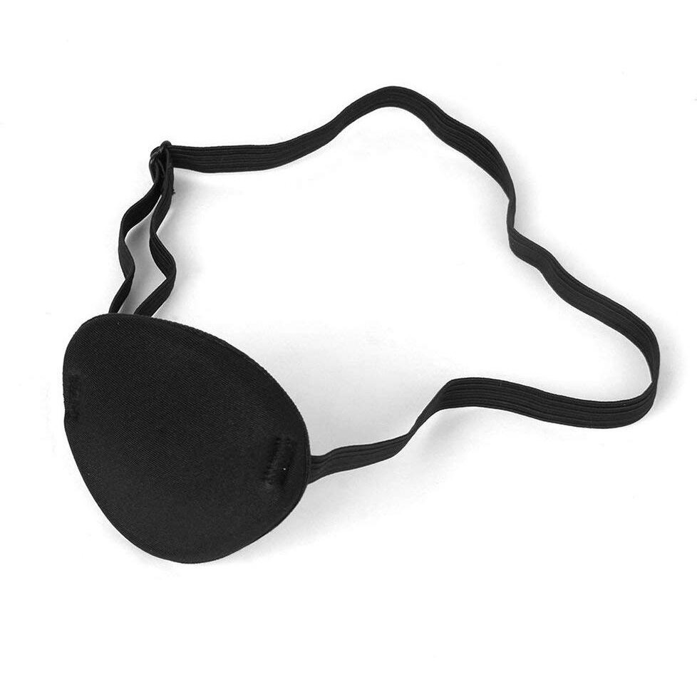 Anzailala Eye Patch For Adult And Kid Adjustable Eye Patch For Lazy Eye (Black)