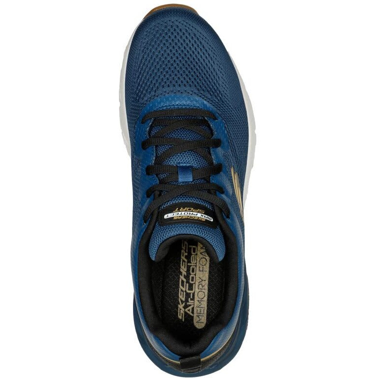 Skechers Mens Max Protect Sport - Safeguard Teal Casual Sneakers